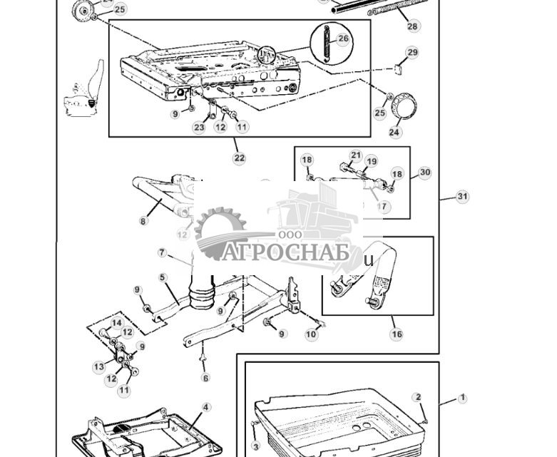 Seat Base Kit, Be-Ge, 7130 C4 Basic - ST202011 421.jpg